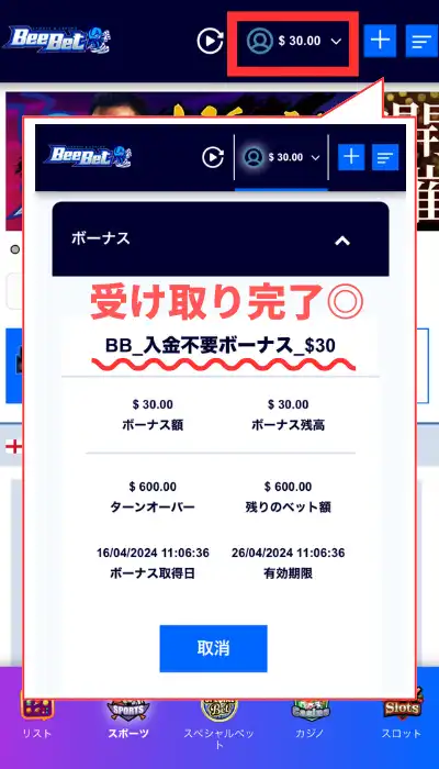 ビーベット　プロモーションコード