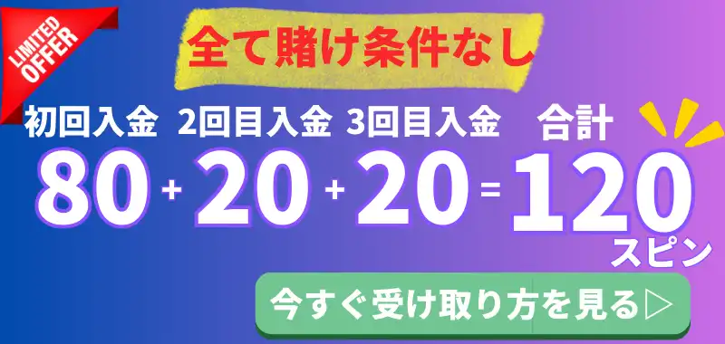プレイオジョのボーナスコードで受け取れる入金ボーナス