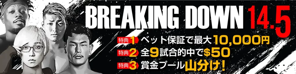 ブレイキングダウン　賭け