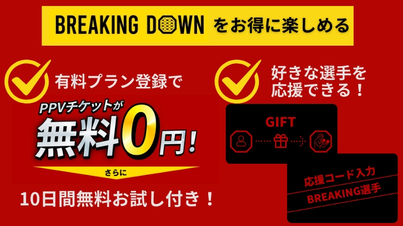 ブレイキングダウン　賭け　