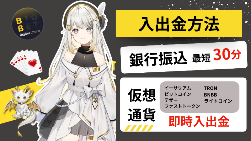 ビッグベットカジノ 入出金