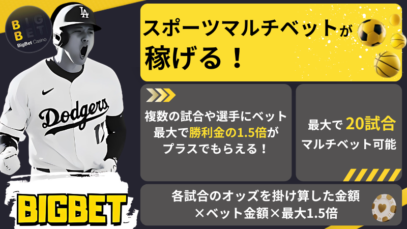 ビッグベットカジノ スポーツマルチベット