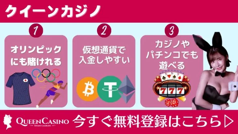 スポーツ賭け　ブックメーカー　スポーツベッティング　おすすめ　クイーンカジノ