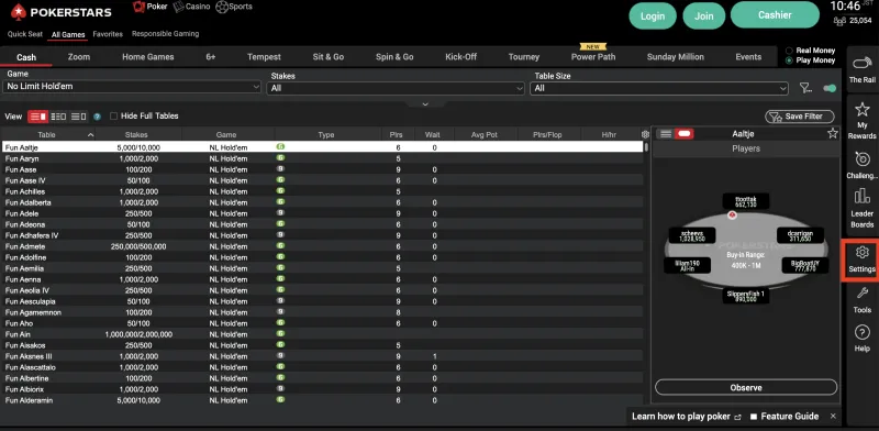 PokerStars ポーカースターズ