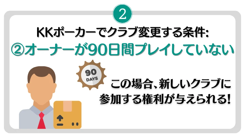 KKポーカー クラブ変更