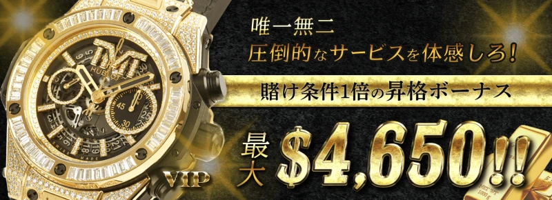 ハントカジノ vip 昇格ボーナス
