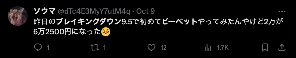 ブレイキングダウン 賭け 評判・口コミ