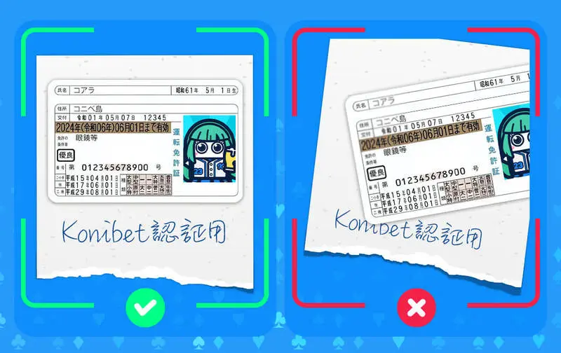 コニベット(Konibet) 本人確認
