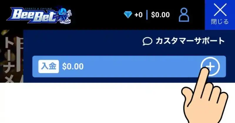 beebet 入金 銀行振込