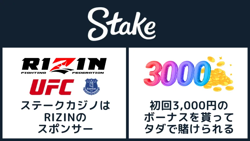 RIZIN スポーツベット 賭け ステークカジノ