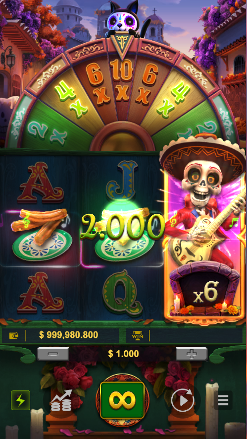 エボアイオー入金不要ボーナス　　Rhapsody of Muertos
